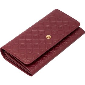 Resim Bordo Hakiki Deri Kadın Cüzdan - S1CB00005783-G7Q 