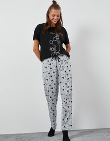Resim Mickey Mouse Baskılı Pijama Takımı 