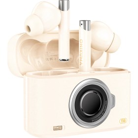Resim Dofolink Onıkuma T18 Tws Kulak İçi Bluetooth Kulaklık: Hi-fi Stereo, Oyun/müzik Modu, Enc Gürültü Engelleme, 46 Saat Süre, İos/android Uyumlu, Kamera Retro Stili Kahverengi 