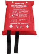 Resim Topcraft 150cm X 150cm Yangın Söndürme Battaniyesi Çantalı 