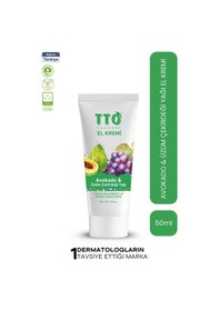 Resim Tto Avokado & Üzüm Çekirdeği Yağlı El Kremi - Besleyici ve Yumuşatıcı Bakım 50 Ml 