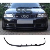 Resim STS Oto Aksesuar Audi A3 8p 2003-2012 Cupra R Uyumlu Ön Lip Mat Siyah Ön Tampon Lip 