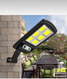 Resim ATLT BAHÇE SOKAK AYDINLATMASI 100 LED SOLAR GÜNEŞ ENERJİLİ SENSÖRLÜ KUMANDALI 400 VOLT 3 MODLU IŞIK 