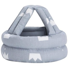 Resim Suntek Pamuklu Bebek Güvenlik Şapkası 40-53 CM Gri 