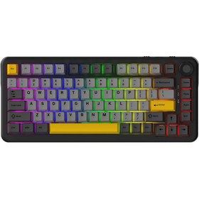 Resim Coverzone Ajazz Ak820 Max Plus Daydream Switch 3 Modlu Mekanik Oyun Klavyesi-8000 Mah Batarya Rgb-hot Swap 