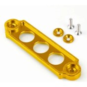 Resim Xiyu Shop Altın Tarzı Jdm-Pil Kravat Aşağı Tutma Braketi Kilidi Honda Civiccrx Için Eloksallı Acura Integra Logolu Araba Aksesuarı (Yurt Dışından) 