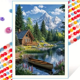 Resim 1 adet 30*40 cm / 11.8*15.8 inç, Tam Matkap Yuvarlak Elmas Kiti ile Tam Araçlar, Yağlıboya Tuval Manzara Desenli Yatak Odası Oturma Odası Dekoratif Elmas Sanat Seti, Yetişkin Başlangıççılar İçin Uygun Mozaik Duvar Sanatı Tam Matkap At Ustası Ev Duvar Süsü Hediye Çerçevesiz Taş Resim 