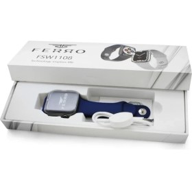 Resim Ferro Mavi Renk Silikon Kordonlu Akıllı Saat TH-FSW1108-GH 