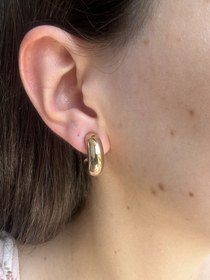 Resim Gold Bombe Küpe 