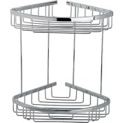 Resim Çelik Banyo 18*18 cm Zerrin 2'li Şampuanlık 