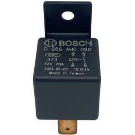 Resim Bosch 12V Röle 4 Uçlu 70 A 2 Uç Küçük / 2 Uç Büyük 6.3 Mm / 9. N11.3006 