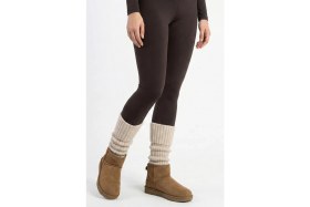Resim Uncia Outdoors Premium Kışlık Kalın Örgü Triko Tozluk Çorap %100 Akrilik Leg Warmer Ayak Isıtıcı 