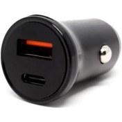 Resim Shaza Pd 20W Type-C + Usb 18W Çıkışlı Hızlı Araç Şarj Cihazı Çakm 