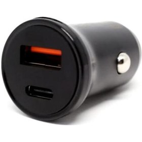 Resim Shaza Pd 20W Type-C + Usb 18W Çıkışlı Hızlı Araç Şarj Cihazı Çakm 