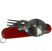 Resim Fbs K 524 RD Çok Amaçlı Çakı (Çatal Kaşık Bıçak) 9cm - Plastik Gövde 