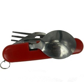 Resim Fbs K 524 RD Çok Amaçlı Çakı (Çatal Kaşık Bıçak) 9cm - Plastik Gövde 