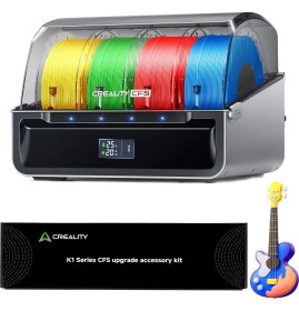 Resim Cfs'li Creality K1 Serisi Cfs Yükseltme Kiti, Geliştirilmiş Çok Renkli Baskı Aksesuarları Creality Filament Sistemi K1 Se, K1, K1C, K1 Max Entegre Püskürtme Ucuna Sahip 3D Yazıcılar 