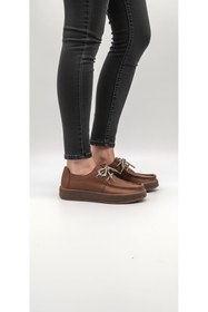 Resim Ustalar Ayakkabı Çanta Taba Kadın Hakiki Deri Ayakkabı 680.401 