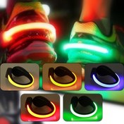 Resim LED Ayakkabı Işıkları Klipsi, Çıkan Ayakkabı Kordonları, Gece Aydınlatan, Kolay Kurulumlu. 