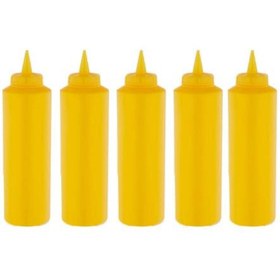 Resim GastroPlast GPS-250 5 Adet Sarı Fişek Sosluk 250 ml 