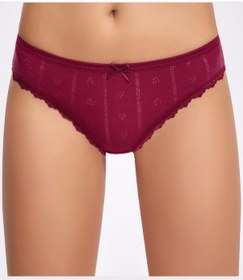 Resim Jakarlı Transferli Ribana Bikini Külot 001 