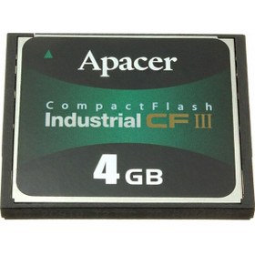 Resim Apacer Compact Flash CF III 4 GB Endüstriyel Geniş Sıcaklık Destekli Hafıza Kartı 