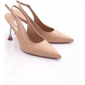 Resim Dgn 6737 Kadin Arkasi Açik Topuklu Abiye Ayakkabi 6737-424-R0152 