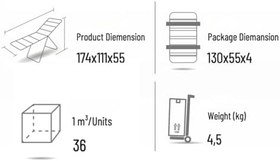Resim Lady 3304 Caprice Kanatlı Kurutmalık 