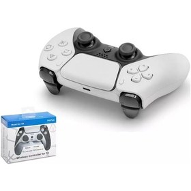 Resim Ps4 Pc Uyumlu Kablosuz Ps5 Görünlümlü Gamepad Nodar Nd500c 5 Renk Seçenekli - Beyaz 
