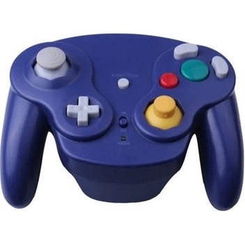 Wii İle Uyumlu Ngc Gamepad 2.4g Kablosuz Gamepad İçin Mavi