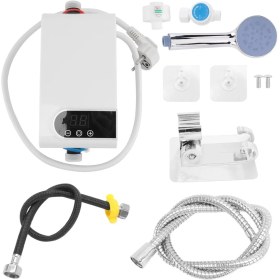 Resim Maggiei 4500W Yeni Su Isıtıcı Anlık Su Isıtıcı Anlık Musluk Musluk Sıcak Su Vinç LED Dijital Ab Tak (Yurt Dışından) 