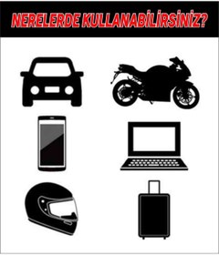 Resim MS Major Selection Mickey & Minnie Mouse Dikiz Aynası Sticker 11 x 6,3 cm 2 Adet 