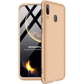 Resim Fibaks Galaxy A20s Kılıf Ekran Koruyucu/360 Full Koruma Ays Sert Mika Kapak Gkk 