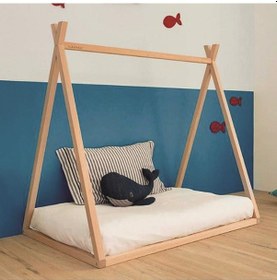 Resim Markaawm Markaawm Çilek Montessori Çocuk Yatak Çam Akçaağaç 
