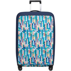 Resim Samsonite Lacivert Desenli Ta Revolution Valiz Kılıfı (L) 