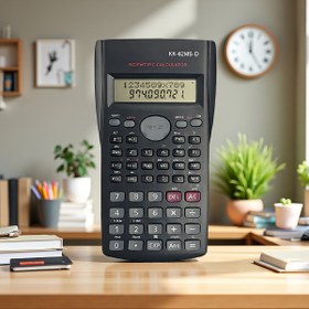 Resim 1parça Öğrenci Sınavı Özel Çok Fonksiyonlu Elektronik Fonksiyon Bilimsel Hesap Makinesi, Pilsiz 