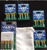 Resim Varta Plug (beyaz) Şarj Cihazı+20x2100mah Aa Şarj Edilebilir Kalem Pil+saklama Kılıfı 