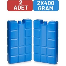 Resim moistrid Buz Aküsü 400 Gramlık 2li Buz Kasedi 