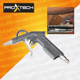Resim Proxtech Kompresör 100 lt Hava Hacmi 10 bar Basınç 0,5 hp Motor Gücü Saatli Lastik Şişirme Seti 