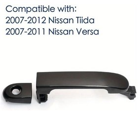 Resim Dashanshop Nissan Versa Tiida 2007-2012 Sol Ön Kapı Kilidi Mekanizmalı Oem Uyumlu Siyah 