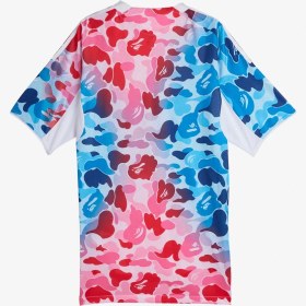 Resim BAPE x adidas FB Jersey 'Shock Blue' 