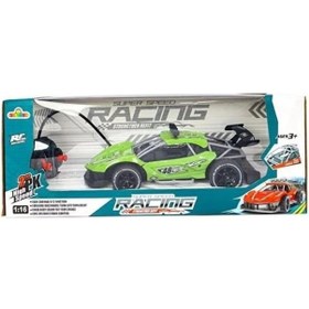 Resim Galtoys Uzaktan Kumandalı Araba(1:16 F/F Şarjlı Uzaktan Kumandalı Racıng Car Yarış Arabası) Yeşil 