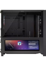 Resim Corsaır Frame 4000d Lcd Rs Argb Fanlı Lcd Ekranlı Mid-tower Cc-9011326-ww Bilgisayar Kasası 