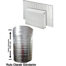 Resim Markaflex 6 Metre Kalorifer Peteği Arkası Isı Yalıtım ve Izolasyon Levhası Radyatör Arkalığı Yalıtım Malzemesi 