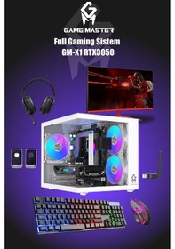 Resim Game Master GM-X1 R5-5600 16 GB 512 GB M2 SSD RTX3050 23.8" Free Dos Masaüstü Oyuncu Bilgisayarı 