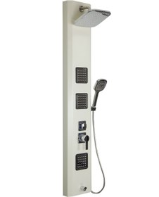 Resim SAM BANYO Sam Nil Krem(KIRIK BEYAZ) Masajlı Duş Paneli, Robot Duş, Duş Kolonu, Duş, Dikey Jakuzi 