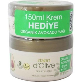 Resim Dalan D Olive Organik Avokado Yağı Besleyici Krem 250 Ml + 150 Ml 