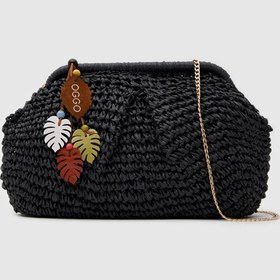 Resim OGGO Hasır Medium Clutch & Çapraz Çanta 