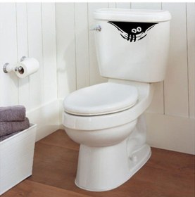 Resim Wc Klozet için Komik Sticker Yapıştırma Model1 