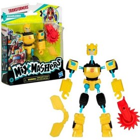 Resim Transformers Mix Mashers Bumblebee Figür Parçalanabilir Ve Karıştırılabilir Robot Oyuncak Bumblebee 